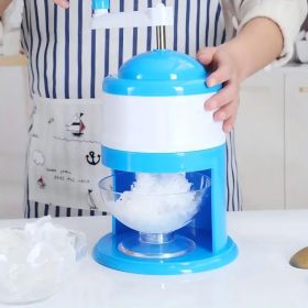 The Ultimate Shaved Ice Maker - Compact Design For Fruity Syrups And Refreshing Treats - Ideal For Summer Parties And BBQs - Kitchen Supplies (Option: Blue white)
