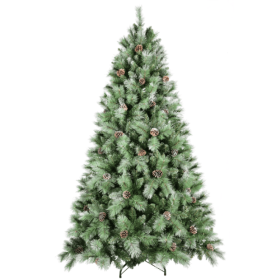 Artificial 5ft Green Christmas Tree With 694PVC Hard Needle Mixed Branch Tips (Option: Style1)