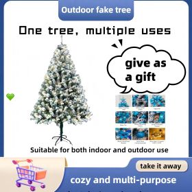 One Type Of 2.1m Artificial Christmas Decorative Tree With Multiple Accessory Packs. Optional Colors. Pink, Red, Gold, Blue. On Off-season Promot (Color: Red)
